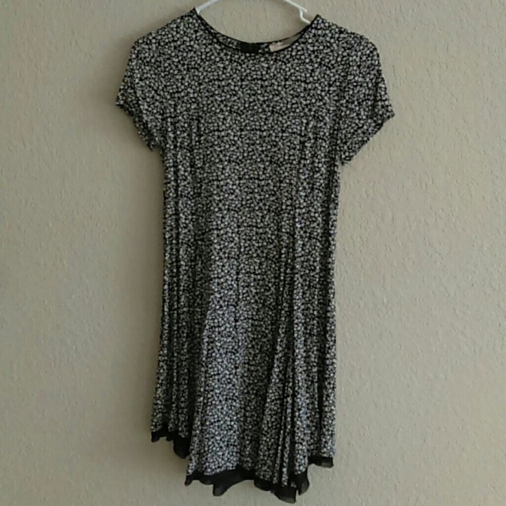 Black and white dress